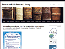 Tablet Screenshot of aflibrary.org